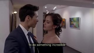 Enthralled horny couple having incredible sexy hot time