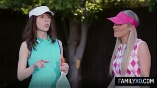 Hot babe Grabbed My Fucking Balls by Bunny Madison and Krystal Palmer