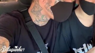 inked hot latina slut banging with her new lover by the sea