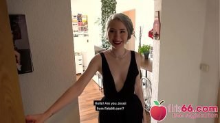 Sweet German teen thot Jessii van Riva enjoys a naughty fuck